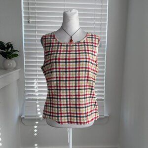 Cabin Creek Vintage-Style Plaid Tank Top 🟫🟨 | Preppy & Cottagecore Core